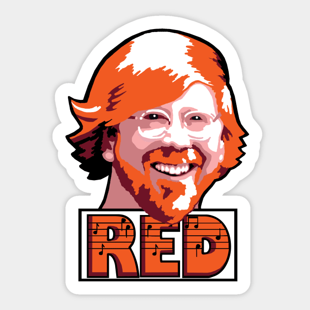 Trey "RED" Anastasio Sticker by bonedesigns